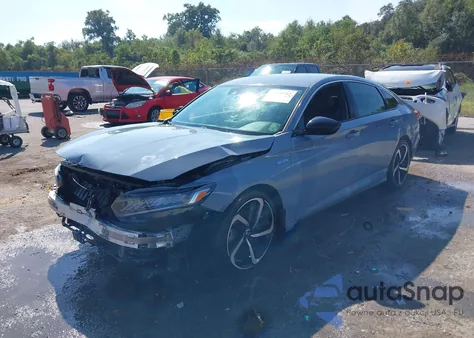 2022 Honda Accord Hybrid Sport from USA, damaged, VIN 1HGCV3F2XNA038119